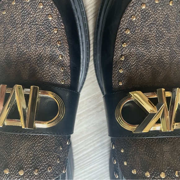Michael Kors studded leather loafers - Picture 6 of 9
